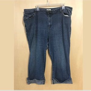 Women’s Capri Jeans Size 22W St. John’s Bay